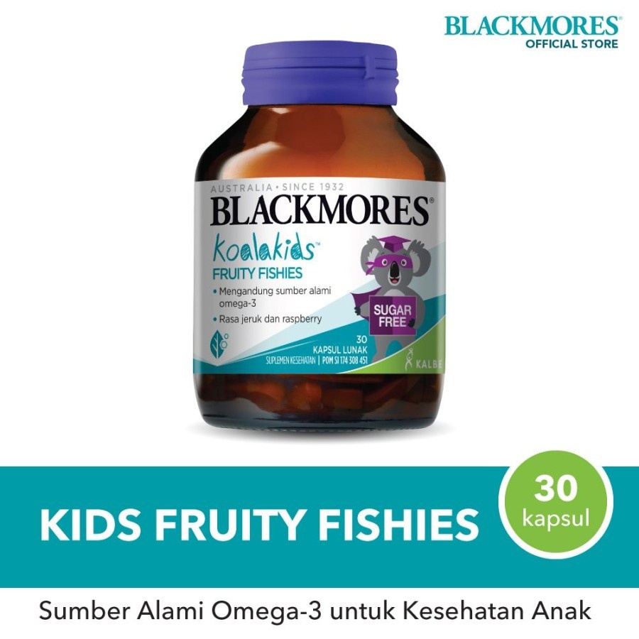 Jual Blackmores Kids Fruity Fishies 30 Kapsul / Vitamin Anak