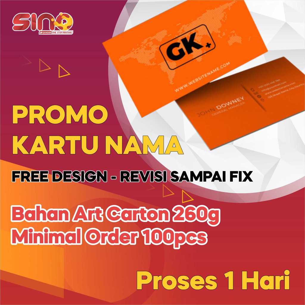 Jual CETAK KARTU NAMA NAME CARD CUSTOM Shopee Indonesia