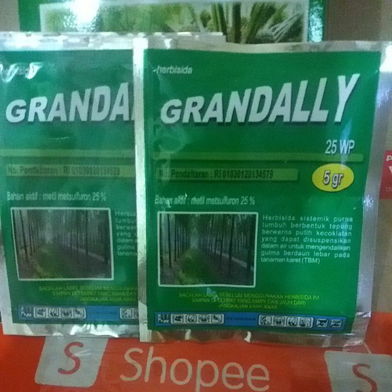 Jual Herbisida Grandally 25wp 25 Gr | Shopee Indonesia