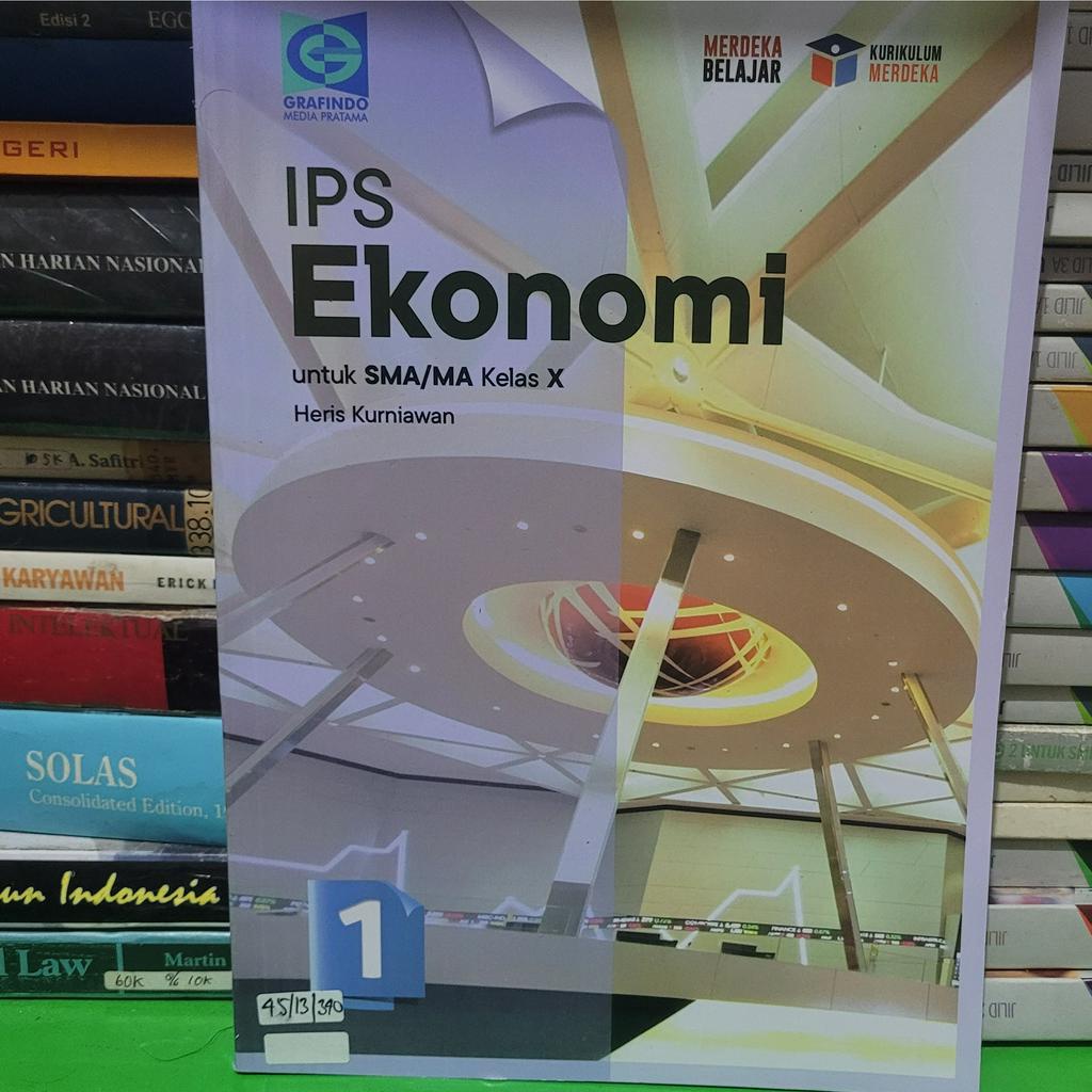 Jual BUKU IPS EKONOMI KELAS 1 SMA GRAFINDO KURIKULUM MERDEKA | Shopee ...