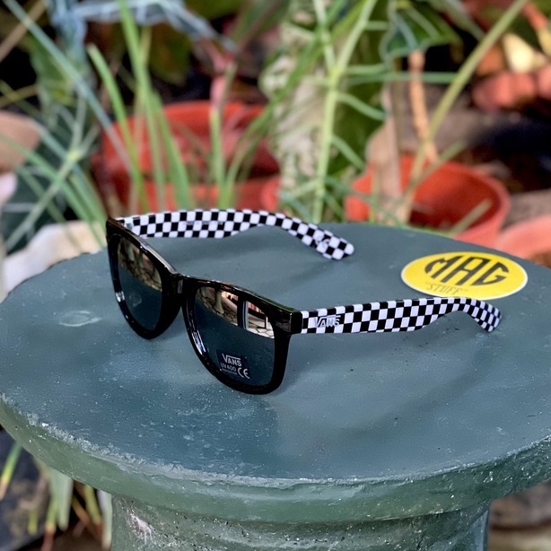 Jual Vans Spicoli 4 Shades Black Checkerboard Sunglasses Kacamata Pria