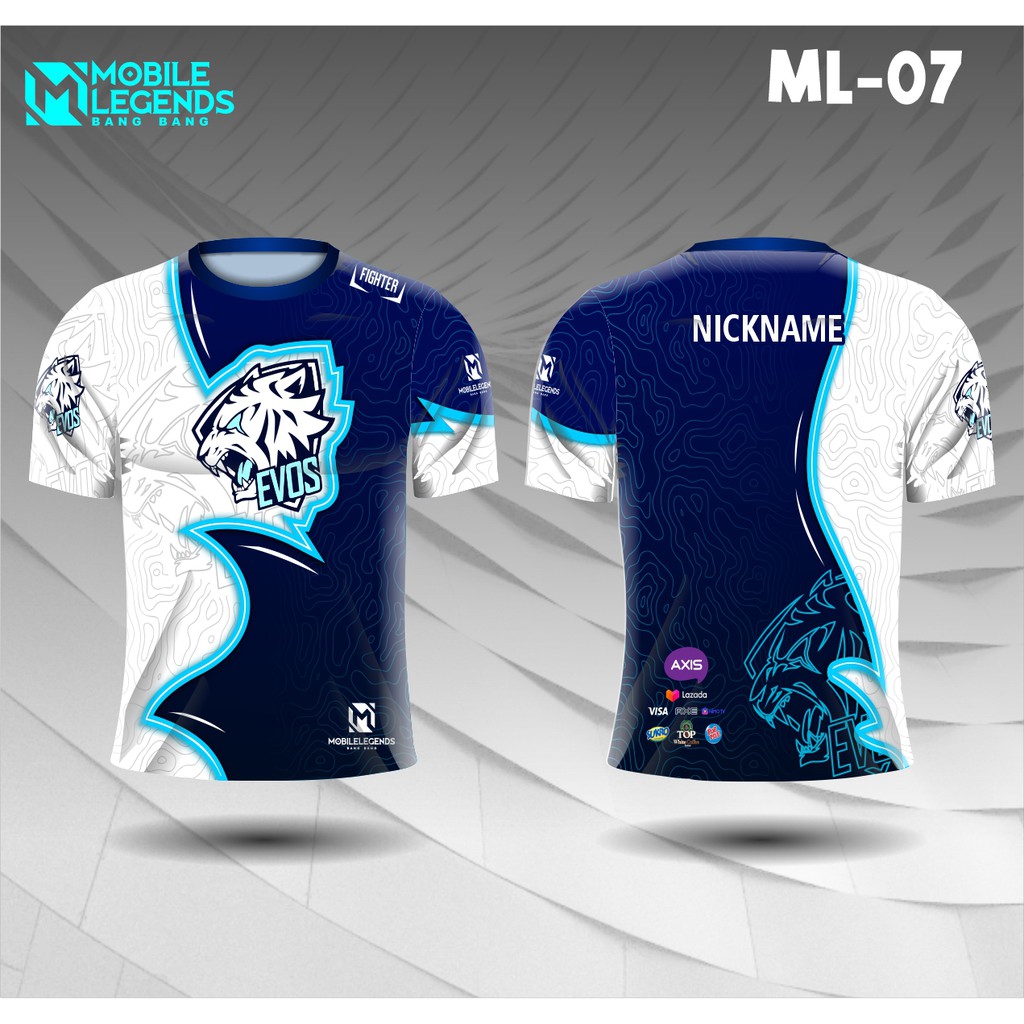 Jual Jersey e sport mobile legends evos kaos baju game Shopee