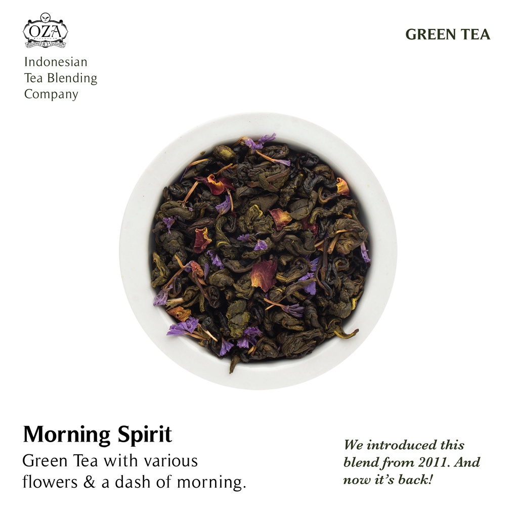 Jual Green Tea Morning Spirit 40 gram (20 cups) Shopee Indonesia