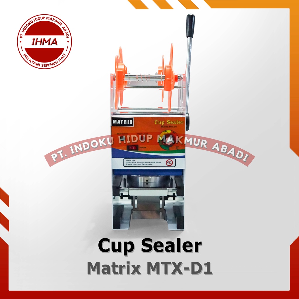 Jual Cup Sealer Matrix Mtx D Mesin Penyegel Gelas Plastik Manual Shopee Indonesia