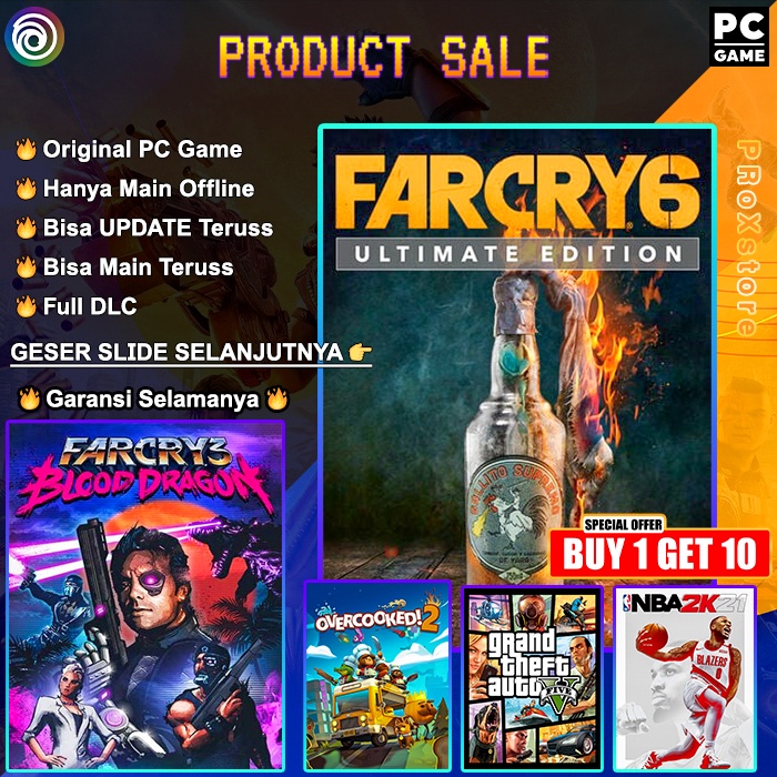 Jual Far Cry 6 Ultimate Edition + Far Cry 3 Blood Dragon | Shopee Indonesia