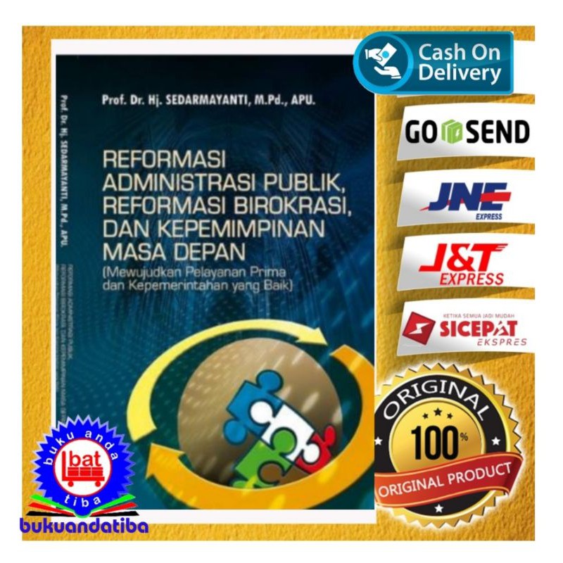 Jual Buku Original Reformasi Administrasi Publik Reformasi Birokrasi Dan Kepemimpinan Masa