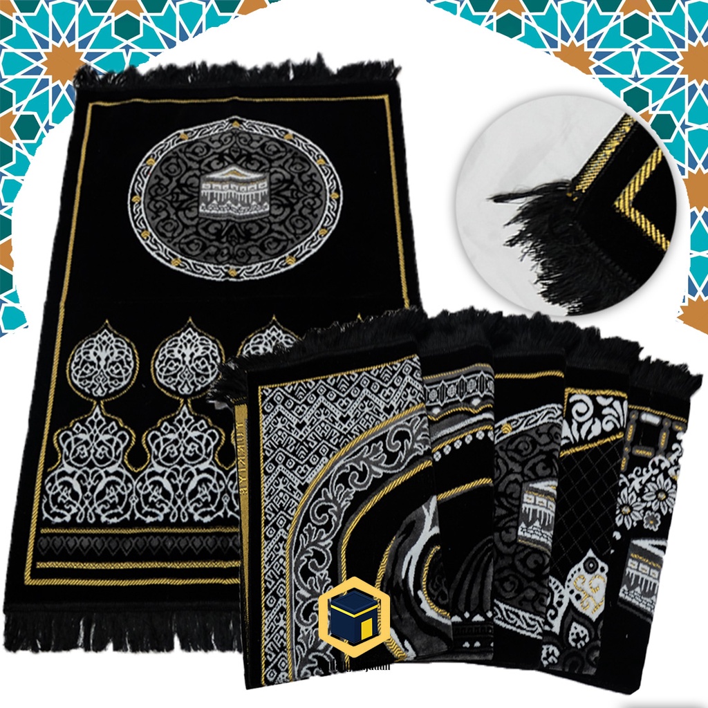 Sajadah Turki Hitam Besar Dewasa SJ-ARMN SJ-KH
