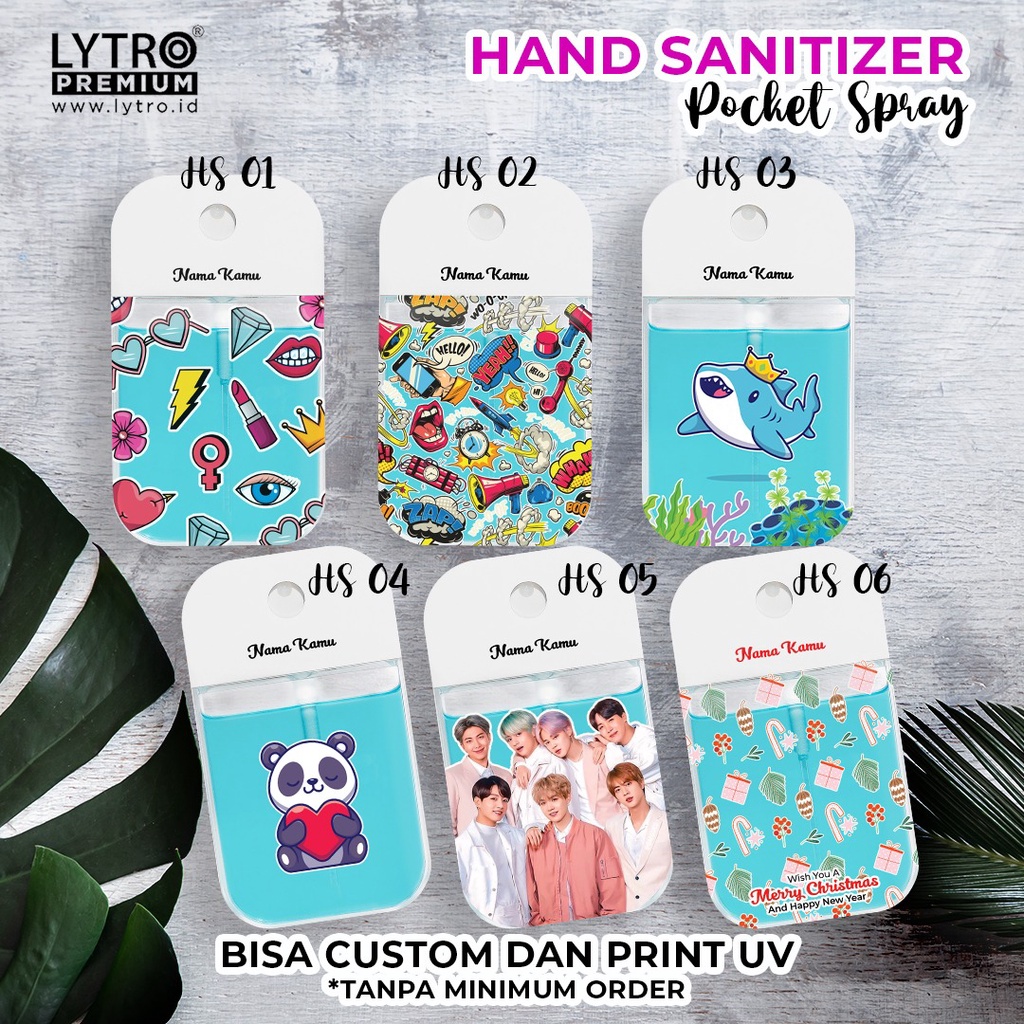 Jual Costum Print UV Botol Spray Hand Sanitizer Spray Touchland