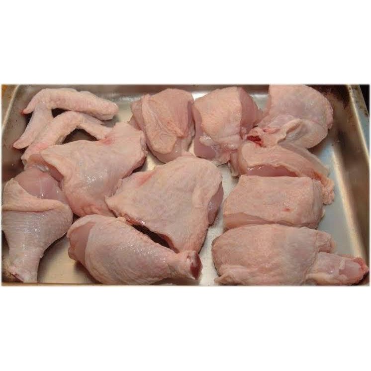 Jual Ayam Karkas Potong Uk 9 Potong 1100 Gram Ayam Broiler Shopee