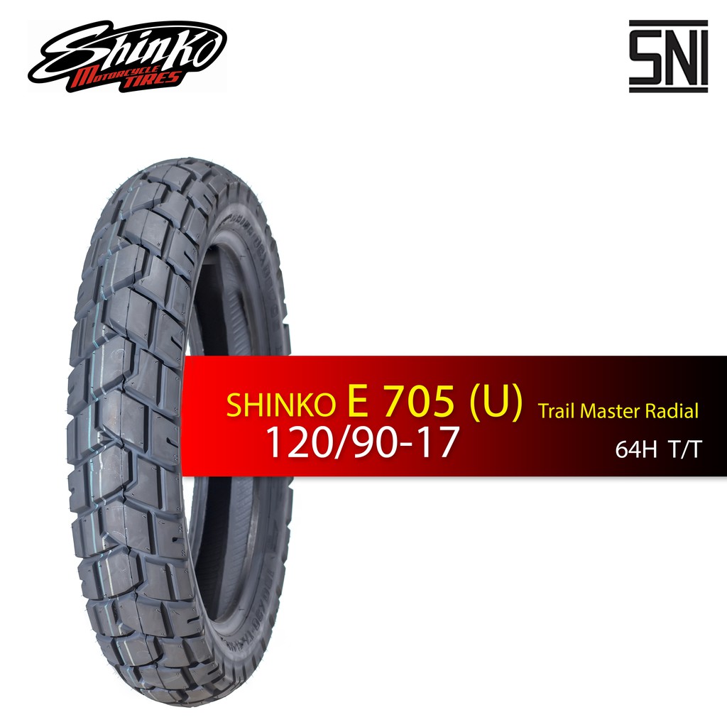 Jual Shinko E705 (U) 120/90-17 (64H) (T/T) | Shopee Indonesia