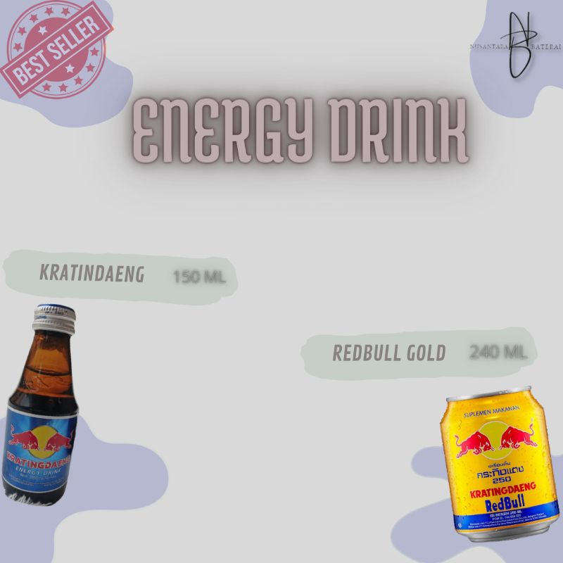 Jual Kratingdaeng Dan Kratindaeng Redbull Minuman Energi Kemasan Botol 150 Ml Dan Can 250 Mll 3857