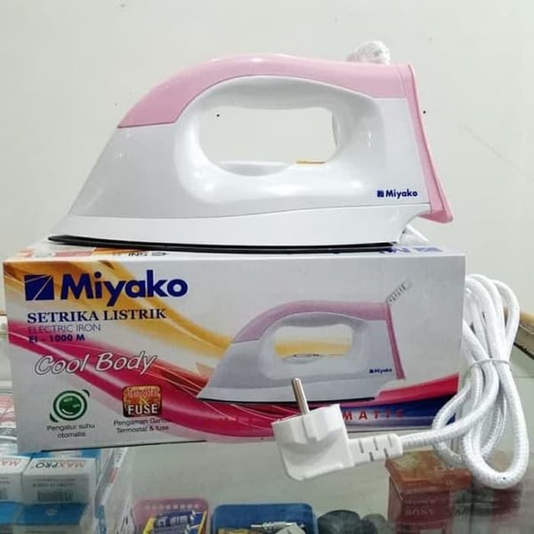 Jual Setrika Miyako EI - 1000 M Setrika Dry Iron Anti Lengket Promo ...