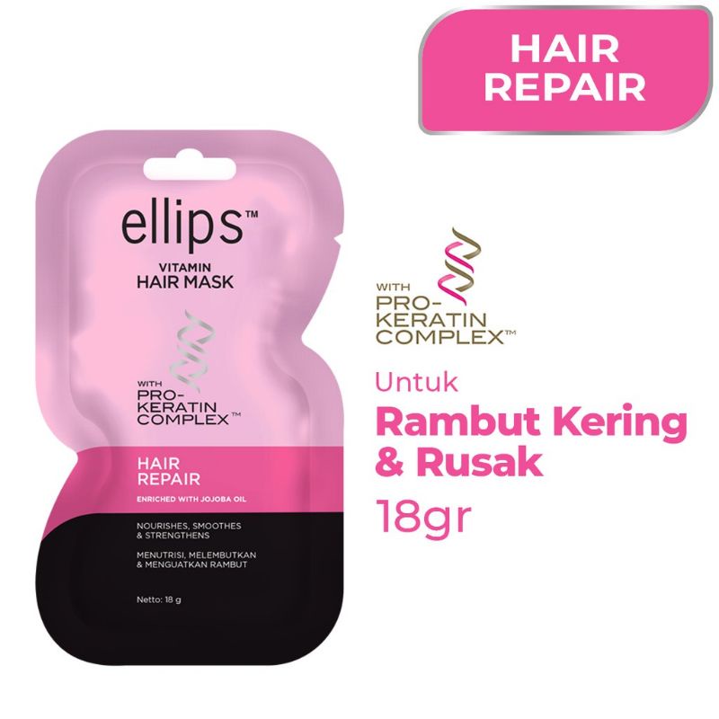 Jual ELLIPS VITAMIN HAIR MASK / PRO KERATIN COMPLEX / ELIPS VITAMIN ...