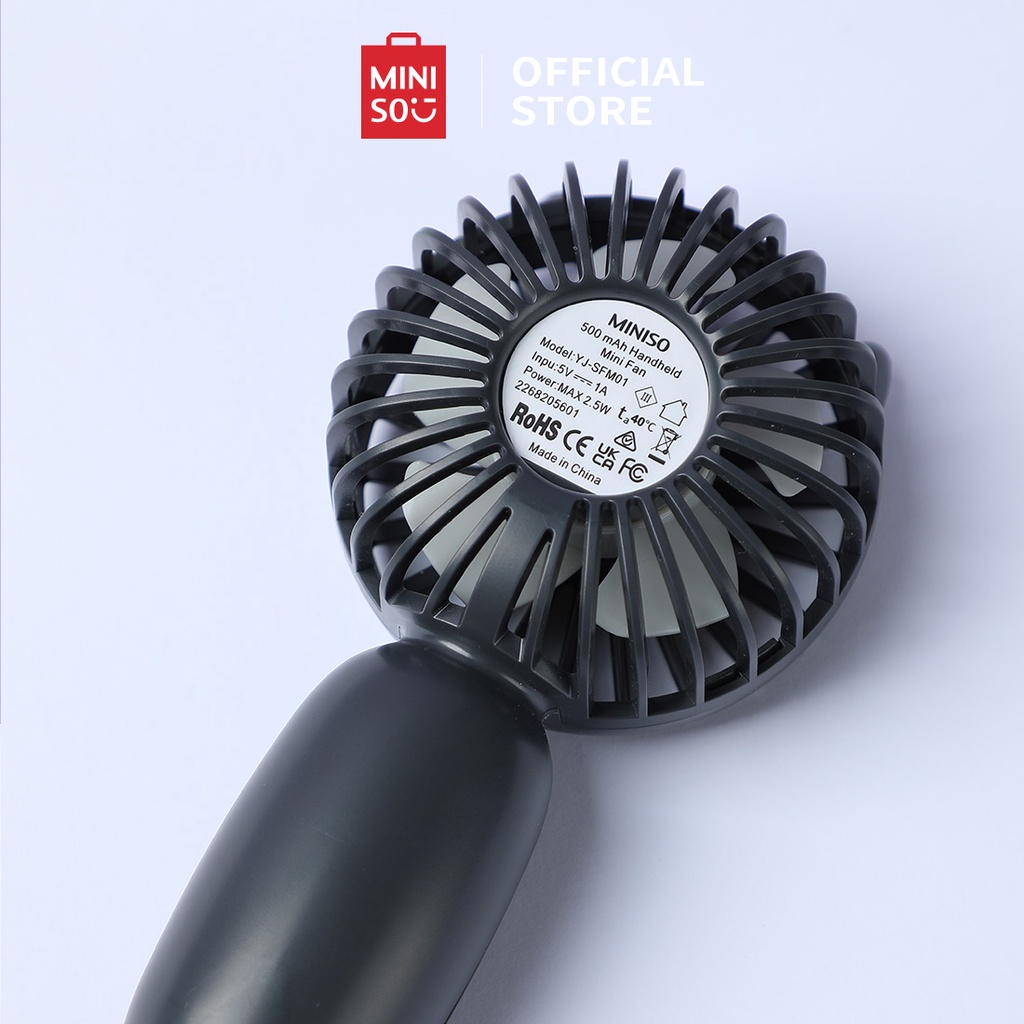 Jual MINISO Mini Fan Kipas Angin Kecil Portable USB 3 Level Kecepatan ...