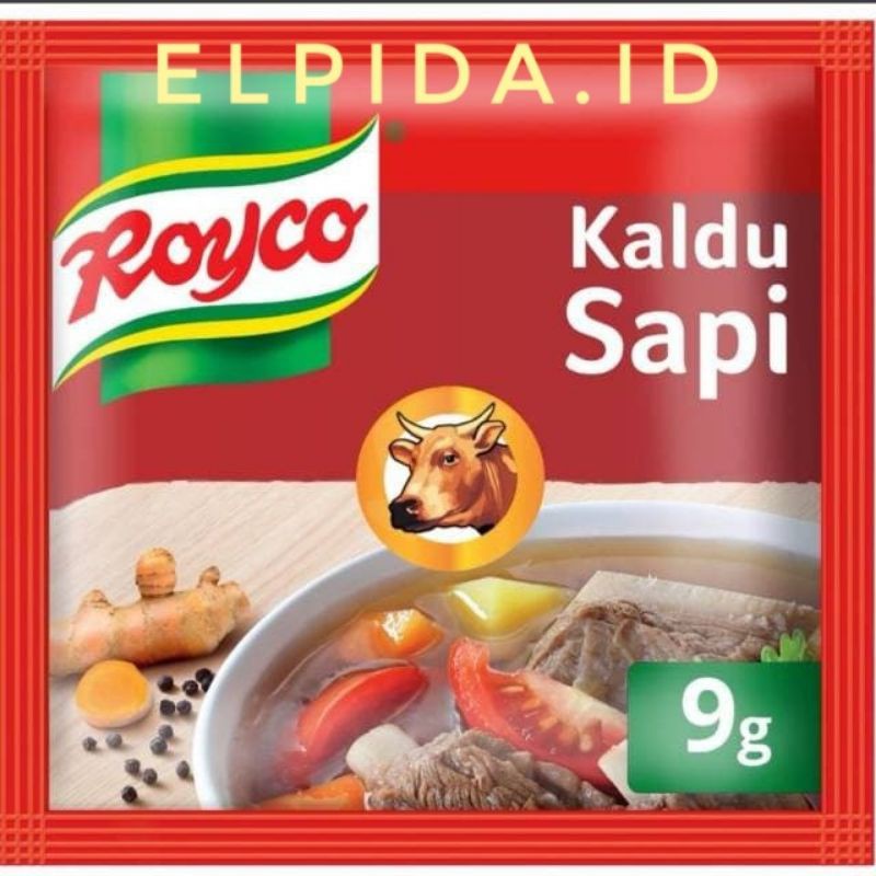 Jual ROYCO SAPI DAN AYAM PENYEDAP RASA HARGA 1 RENCENG ISI 12 SACHET X ...