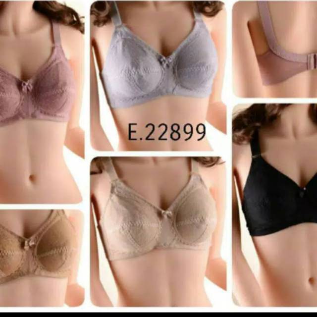 Jual Bra Bh Tanpa Kawat Tanpa Busa Elena Shopee Indonesia