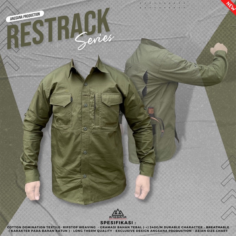 Jual Kemeja Angsana Seri Restrack | Shopee Indonesia