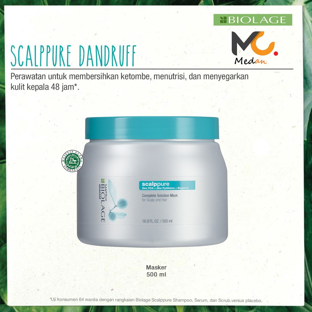 Jual MATRIX Biolage Scalppure Dandruff Complete Solution Masker Rambut ...