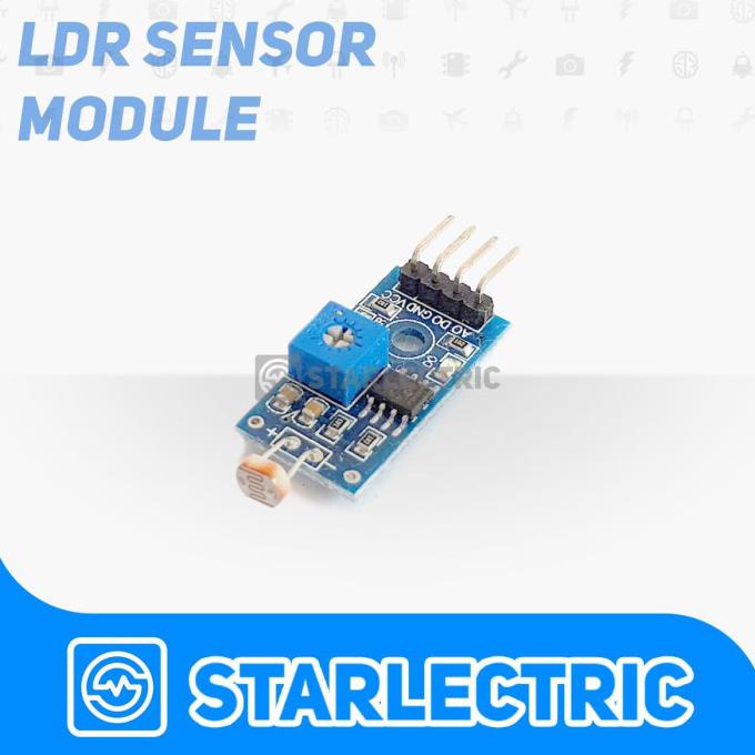 Jual Light Sensor Module Sensor Cahaya Modul Dengan Ldr Arduino ...