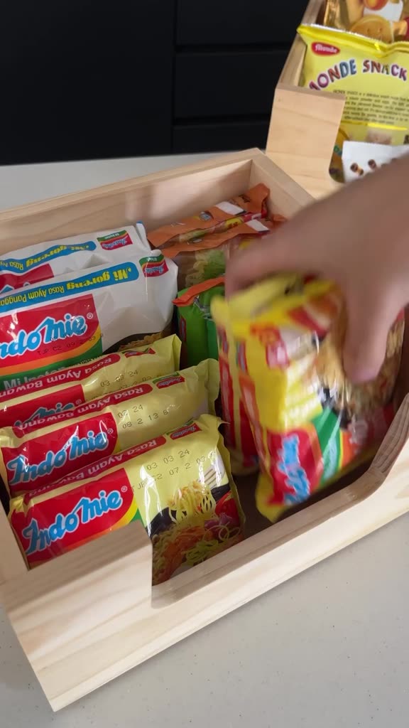 Jual KIMI LIVING - JION Big WOODEN Storage BOX dengan HANDLE ...