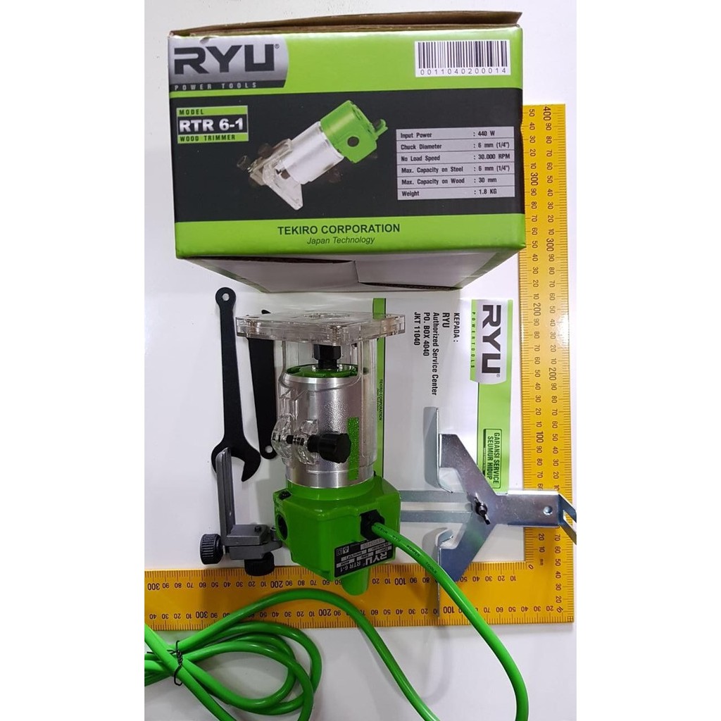 Jual mesin trimmer RYU RTR 6-1/ mesin router kecil trimer RYU RTR6-1 ...