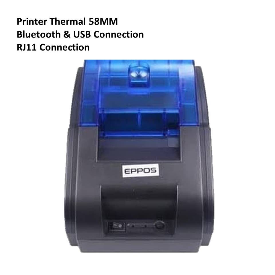 Jual Paket Kasir D Printer Bluetooth RPP02N Cash Drawer 37x33 Cm Kasir ...