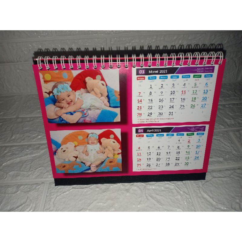 Jual Kalender Duduk 2023kalender Mejakalender Fotokalender Customkalender Karakter Shopee 2292