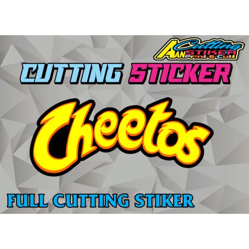 Jual Sticker cutting Cheetos - sticker motor scoopy, genio,pespa, n max ...