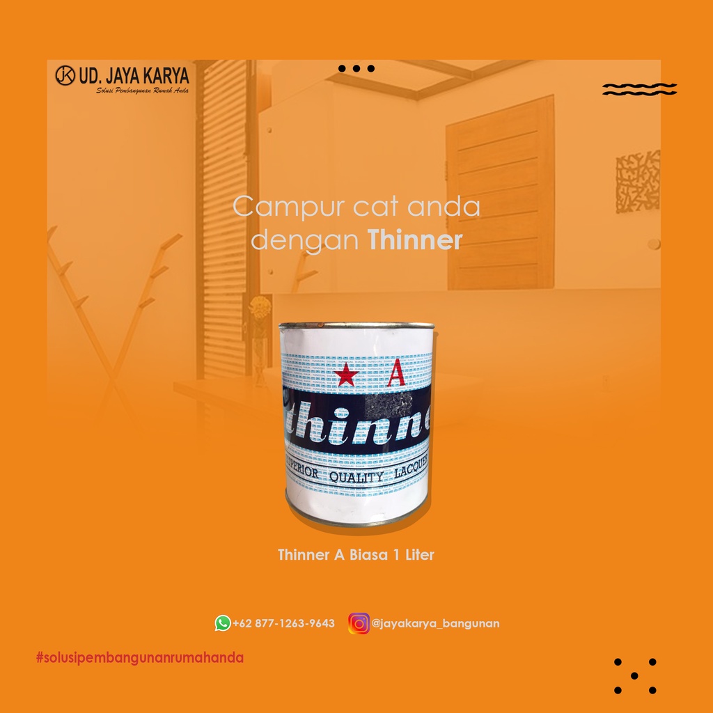 Jual Thinner Pengencer Cat Thiner 1 Liter Shopee Indonesia 8161