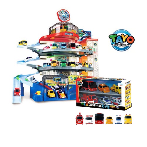 Jual Iconix Tayo The Litle Bus Mega Parking Building Control TYT 112010 ...