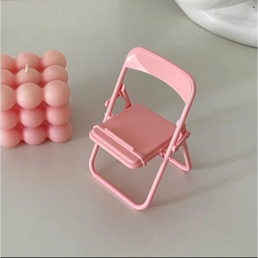 Jual Tpc Phone Holder Kursi Lucu Aesthetic Folding Chair Stand Holder