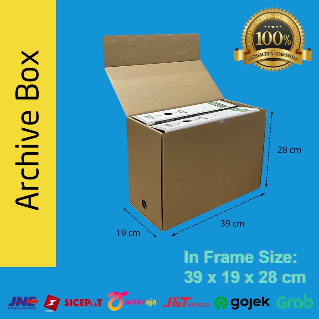 Jual Kotak Arsip Uk X X Polos Kardus File Filing Cabinet Box Ordner Arsip Kardus