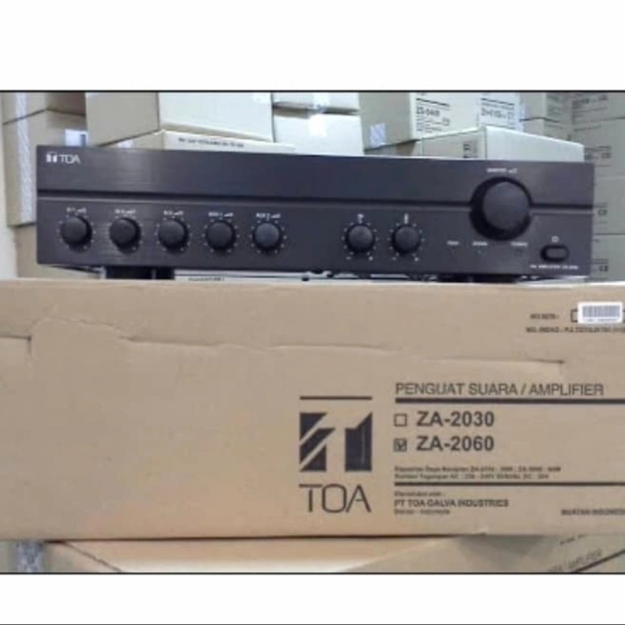 Jual AMPLI TOA 100 % ORIGINAL TOA AMPLIFIER TOA 60 WATT ZA 2060