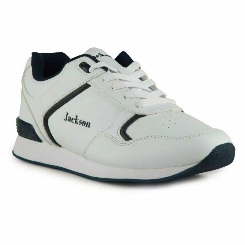 Jual Sepatu Sneakers Pria Jackson Original HYPE 1SB White | Shopee ...