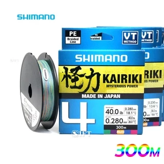 Jual Senar / Line PE Merk Shimano Type Kairiki X8 300m (Mantis