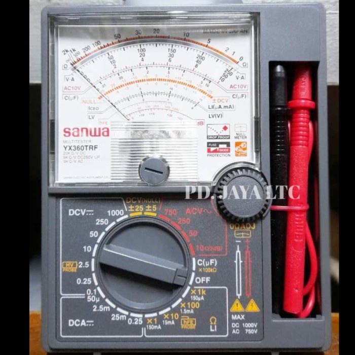 Jual Sanwa Analog Multitester Yx Trf Analog Multimeter Shopee Indonesia