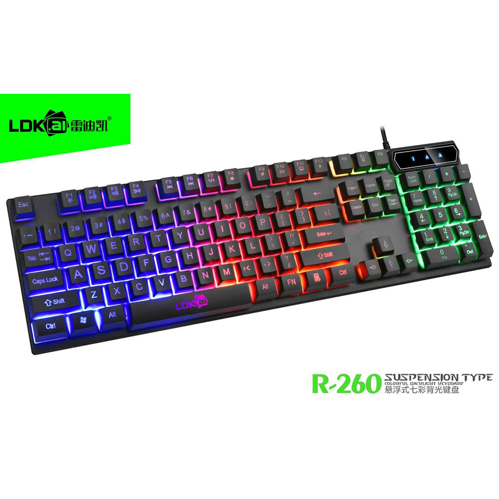 Jual LDKAI Gaming Keyboard laptop komputer pc game dota pubg point ...