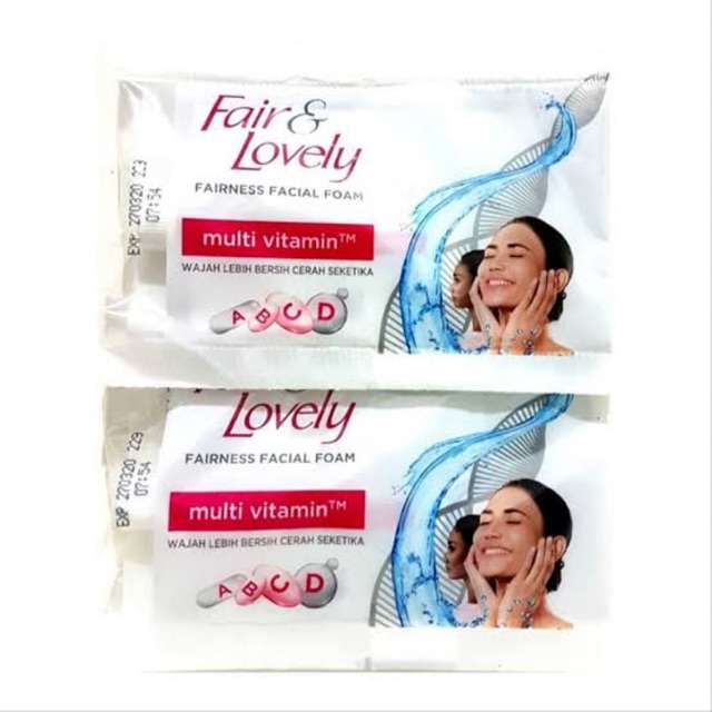 Jual Fair & Lovely Facial Foam Sabun Cuci Muka Sachet/Sak (isi: 6pcs