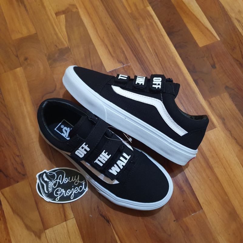 Vans old 2025 skool velcro otw