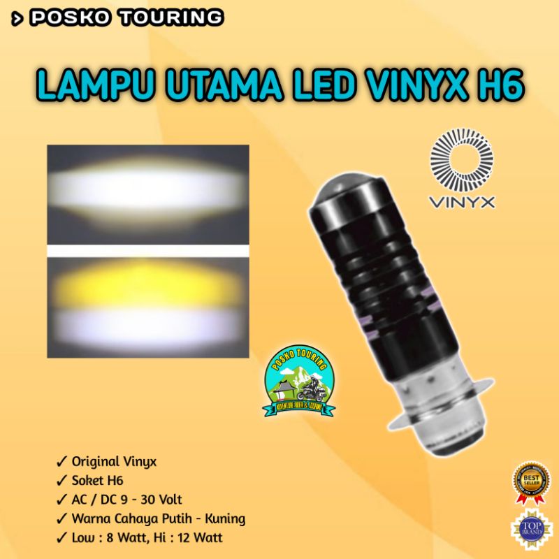 Jual Lampu Utama Led Motor Ac Dc Soket H Vinyx Shopee Indonesia