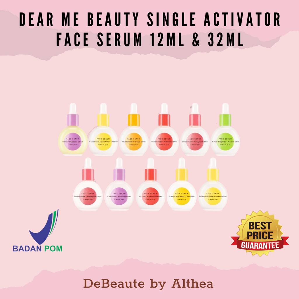 Jual Dear Me Beauty - Single Activator Face Serum 12ml & 32ml | Shopee ...