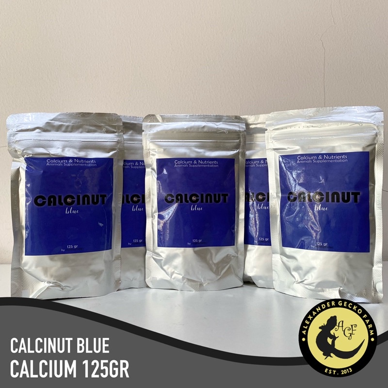 Jual Calcinut Blue 125gr Calcium / Kalsium Lengkap Untuk Reptil Leopard ...