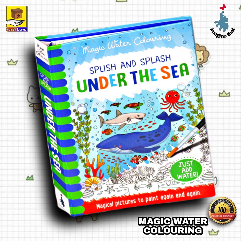 Jual Buku Anak / Buku Magic Water Colouring / Splish and Splash Under ...