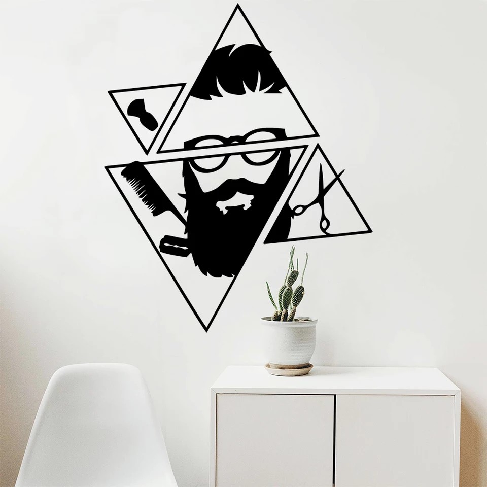 Jual TERBARU!! STICKER STIKER CUTTING DINDING CUSTOM KACA TEMBOK BARBER ...