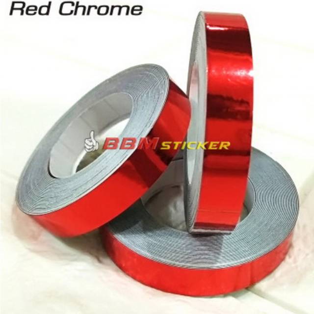 Jual Lis Velg CHROME Sticker Krom Motor Dekorasi | Shopee Indonesia