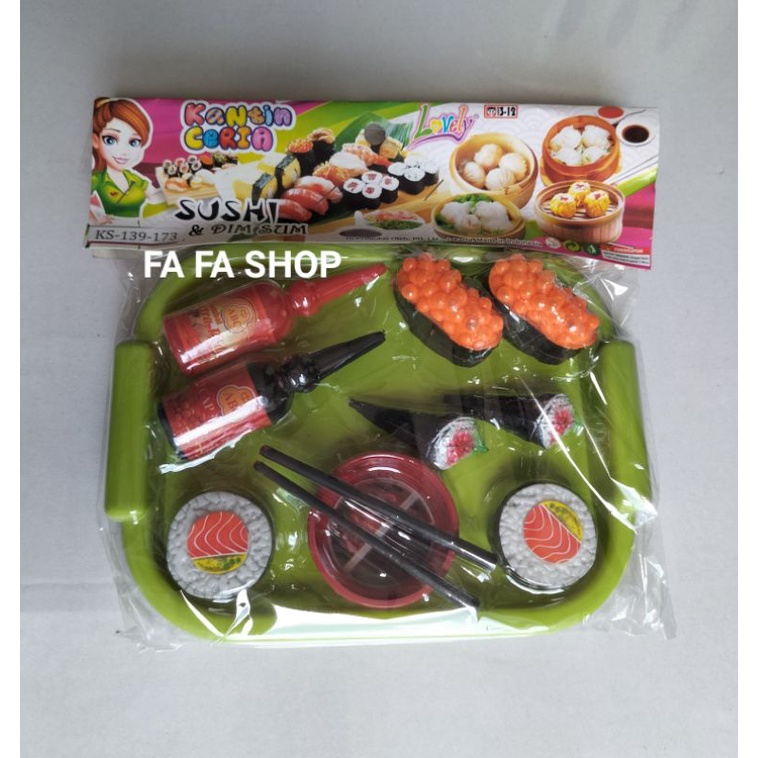 Jual PROMO KS173 MAINAN SUSHI FOOD / MAINAN KANTIN CERIA SUSHI FOOD ...