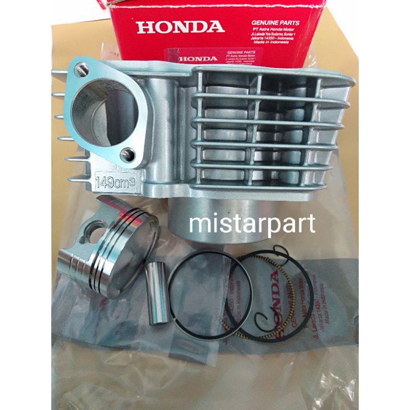 Jual blok seher megapro new,verza,komplit isi piston kit ,verza