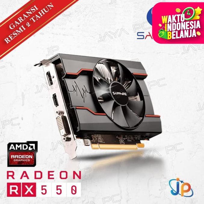 Jual VGA Sapphire Pulse Radeon RX 550 4GB - RX 550 4 GB DDR5 | Shopee ...