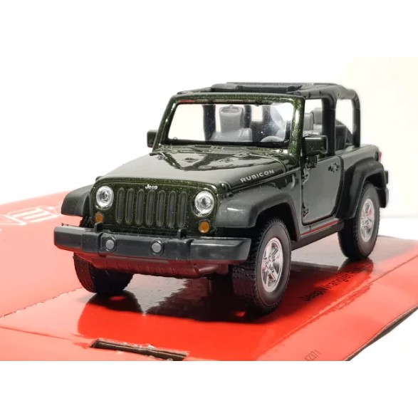 Jual Miniatur Mobil Jeep Wrangler Rubicon Open Top Diecast | Shopee Indonesia