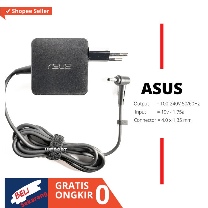 Jual Adaptor Charger Laptop Asus Original X441 X441s X441sa X441sc X441u Wallace Shopee Indonesia 8300